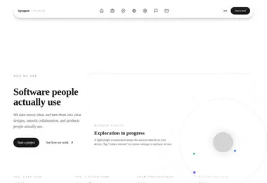 Screenshot of synapse.ge