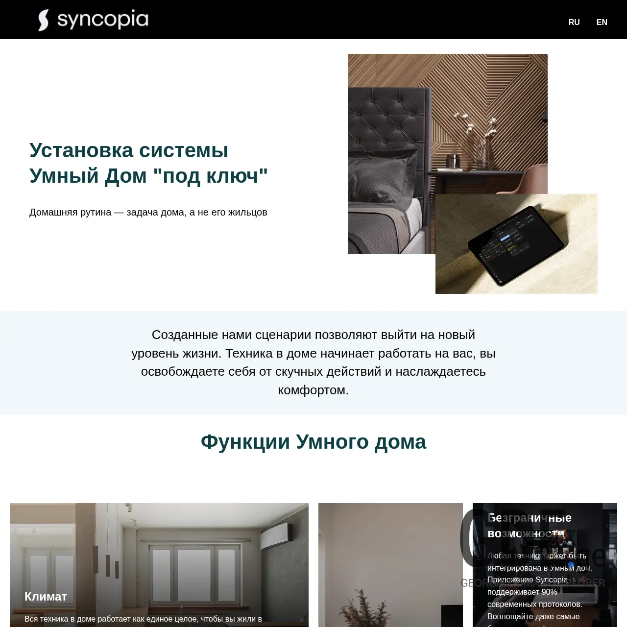 Screenshot of the site syncopia.ge at 2025-12-12