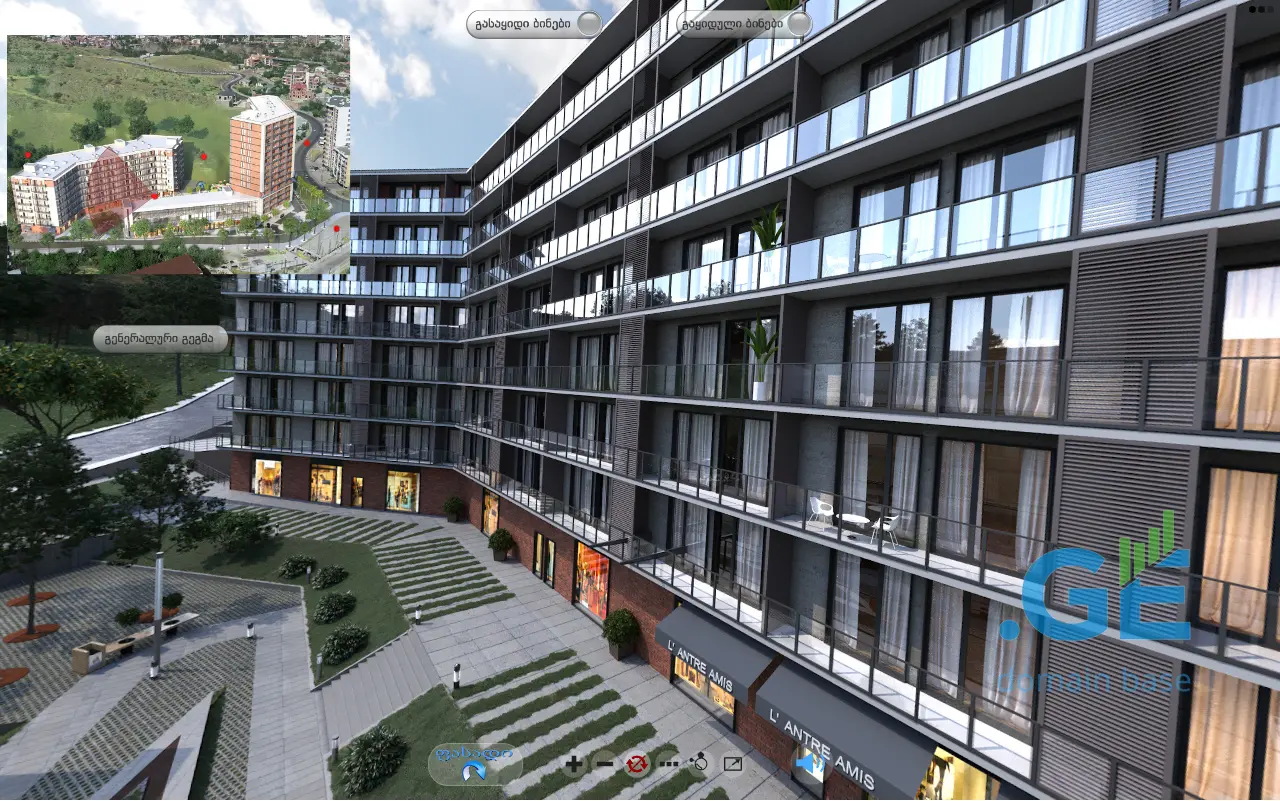 Screenshot of the site t-estate.ge