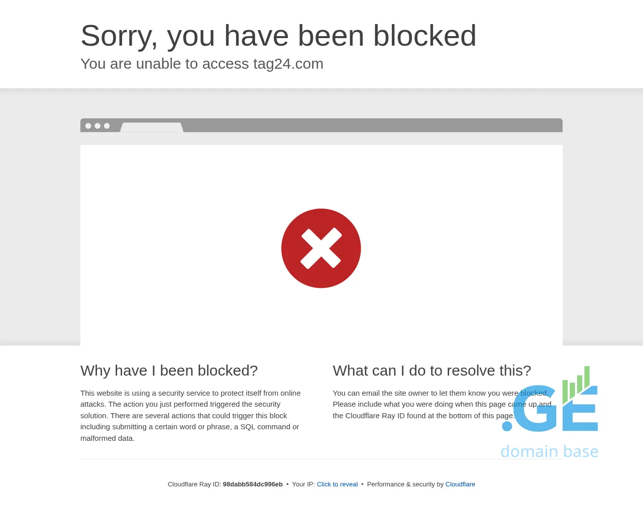 Screenshot of the site tag24.ge