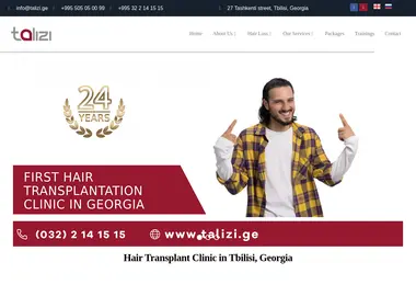 Screenshot of talizi.ge
