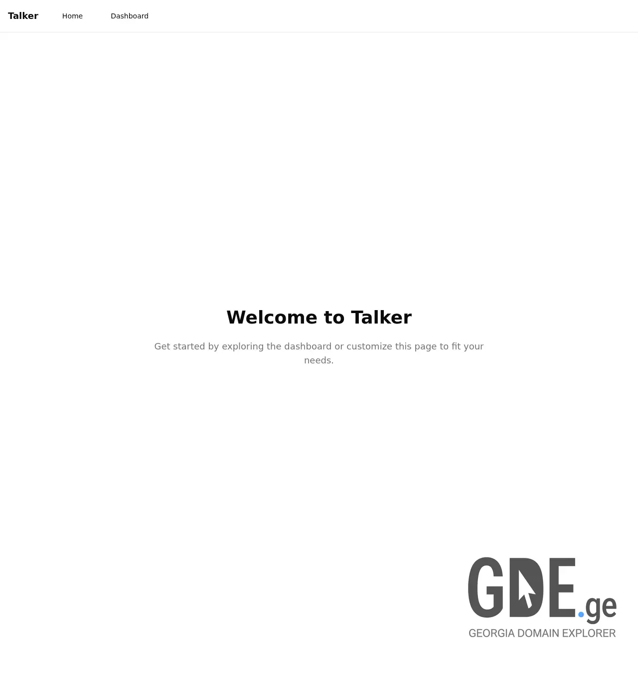 Screenshot of the site talker.ge at 2025-12-03