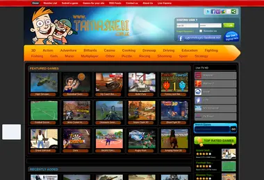 Screenshot of tamashebi.com.ge