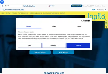 Screenshot of tapflo.ge