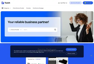 Screenshot of taskit.ge