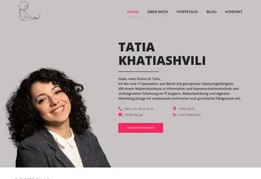 Скриншот tatias.ge