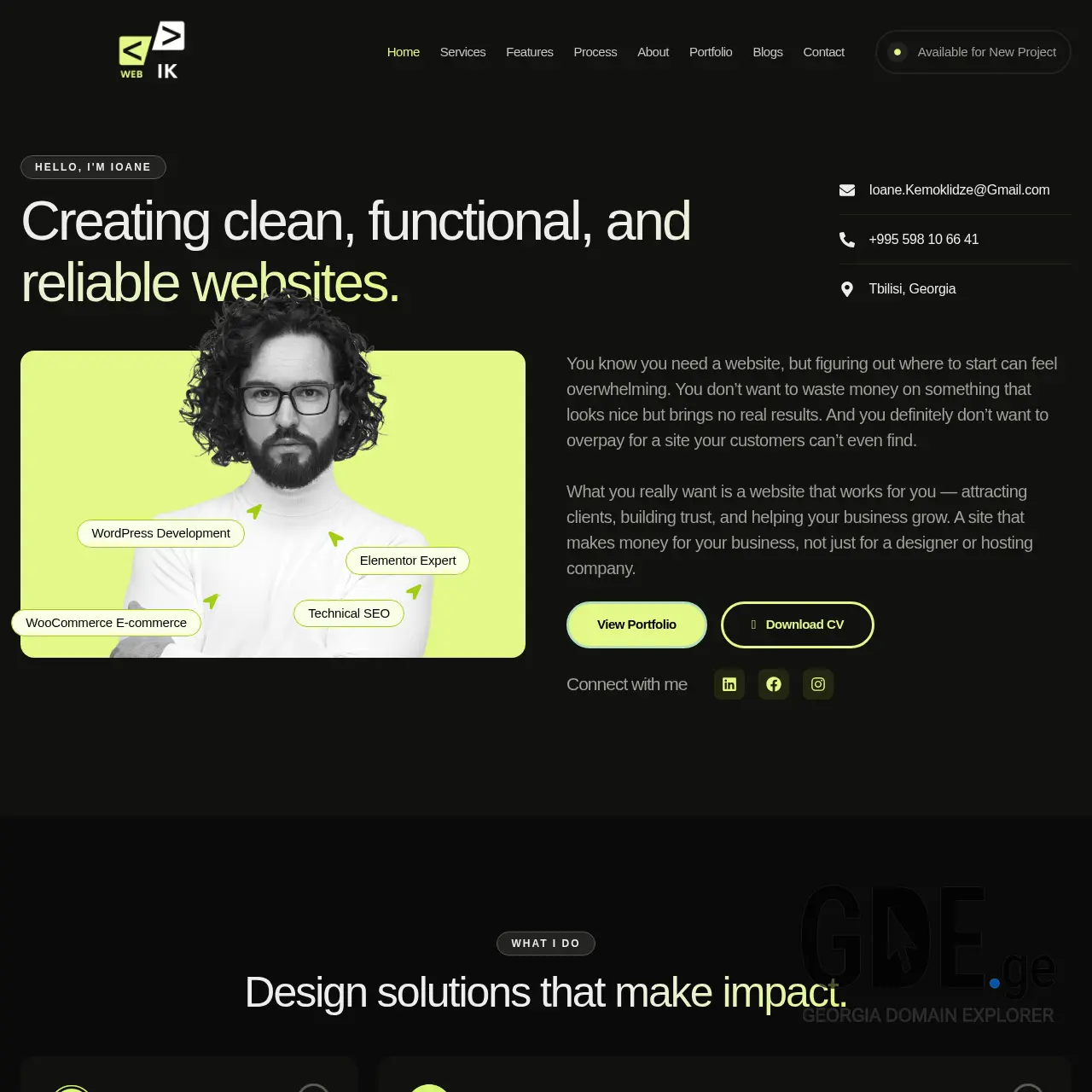 Screenshot of the site tatin-mtskheta.ge at 2025-12-13