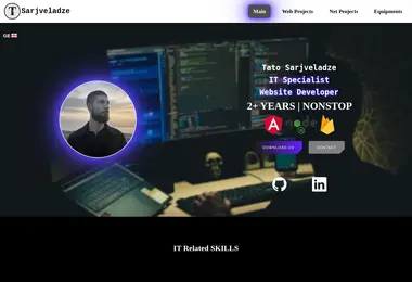 Screenshot of tato-portfolio.ge