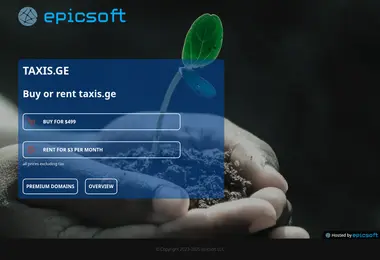 Screenshot of taxis.ge