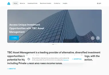 Скриншот tbcamc.ge