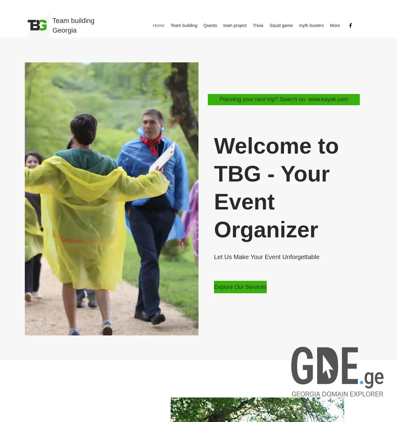 Screenshot of the site tbg.ge at 2025-12-01