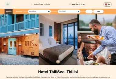 Screenshot of tbiliseehotel.ge