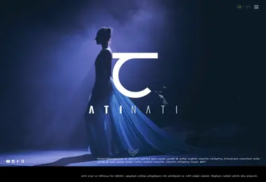 Screenshot of tbilisiballet.ge