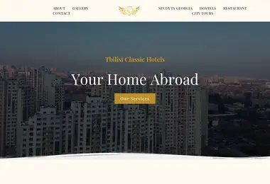 Screenshot of tbilisiclassichotel.ge