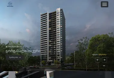 Screenshot of tbilisihouse.ge