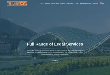 tbilisilaw.ge-ის ეკრანის სურათი