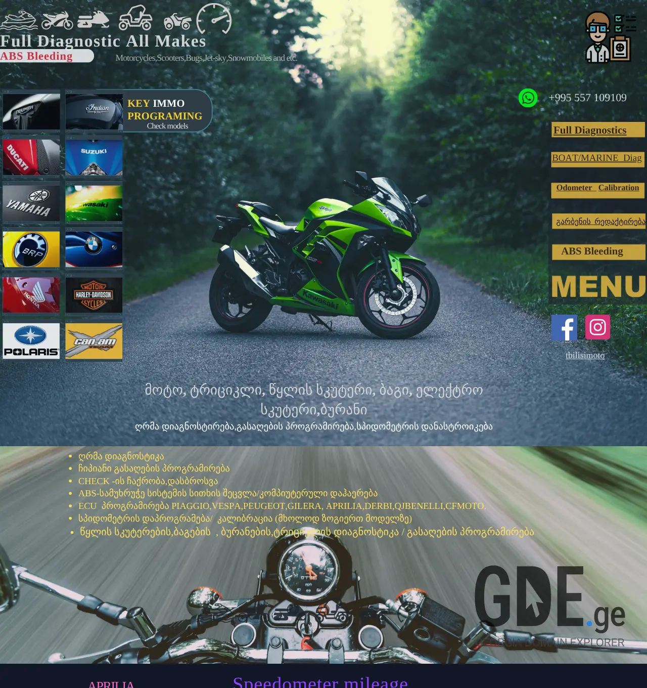 Screenshot of the site tbilisimotors.ge at 2025-12-03