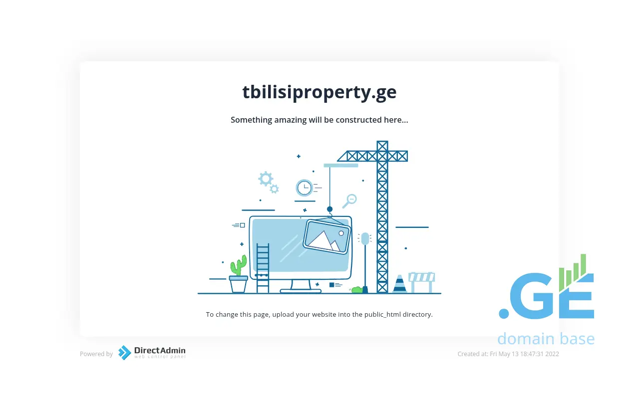 Screenshot of the site tbilisiproperty.ge