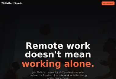 Screenshot of tbilisitechcommunity.ge