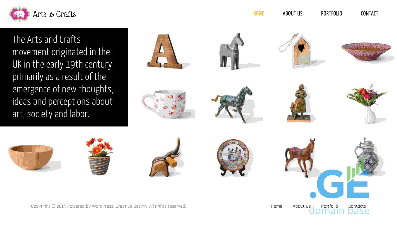 Screenshot of the site tbilisoba.ge