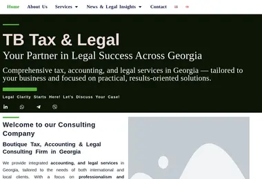 Screenshot of tblegal.ge