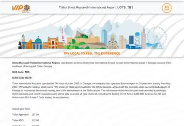 Screenshot of tbshandling.ge