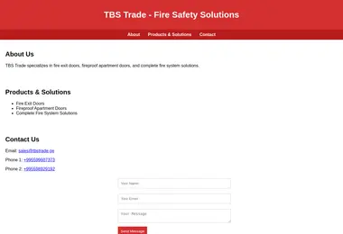 Screenshot of tbstrade.ge