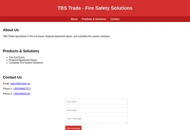 Screenshot of tbstrade.ge