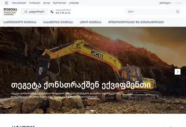 Screenshot of tce.ge