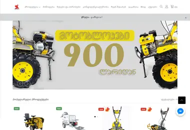 Скриншот tchrela.ge