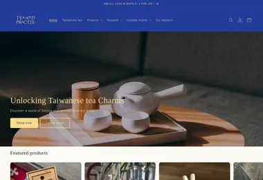 Screenshot of teanpractice.ge