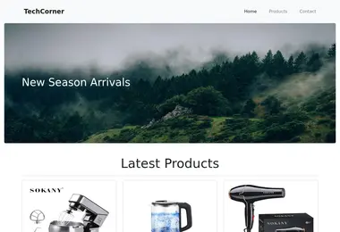 Screenshot of techcorner.ge