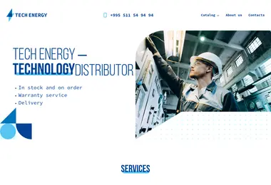 Скриншот techenergy.ge