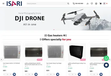Screenshot of techmall.ge