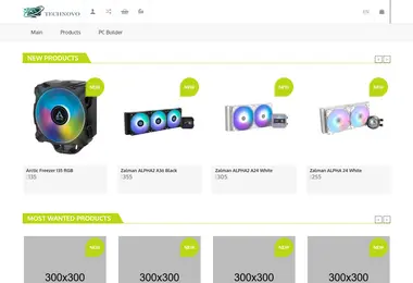 Скриншот technovo.ge
