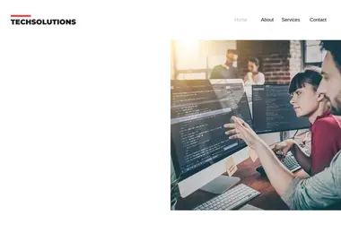 Screenshot of techsolutions.ge