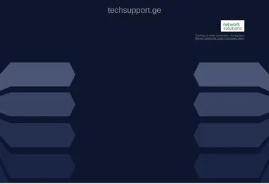 Screenshot of techsupport.ge