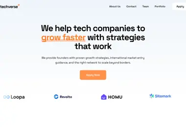 Screenshot of techverse.ge