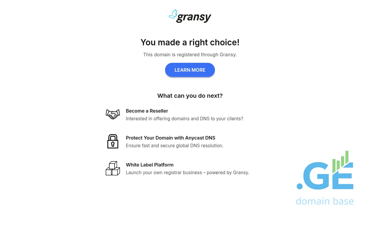 Screenshot of the site tedom.ge