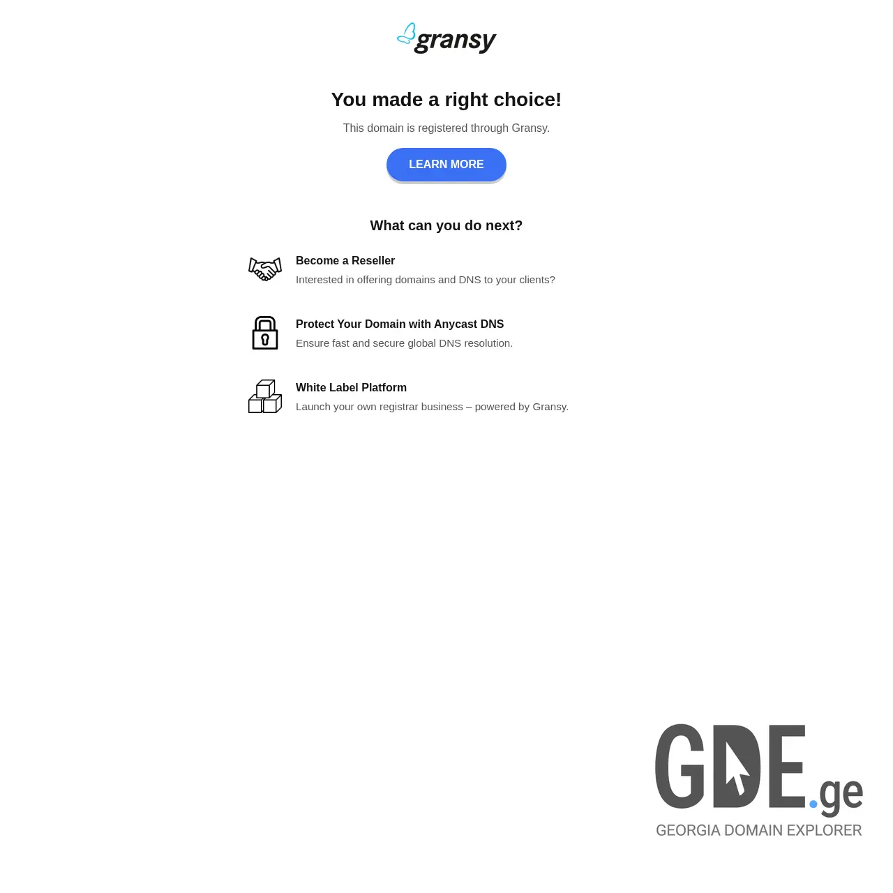 Screenshot of the site tedom.ge at 2025-12-13