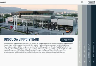 Screenshot of tegeta.ge