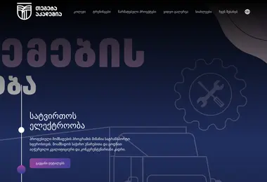Скриншот tegetaacademy.edu.ge