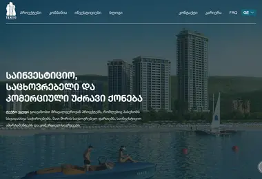 Screenshot of tektoinvest.ge