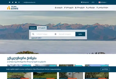 telaviestate.ge-ის ეკრანის სურათი