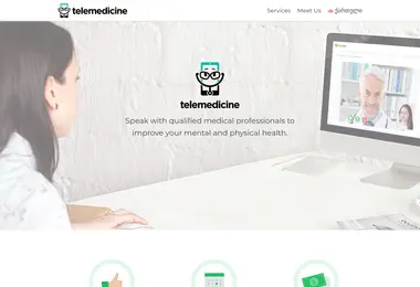 Screenshot of telemedicine.ge