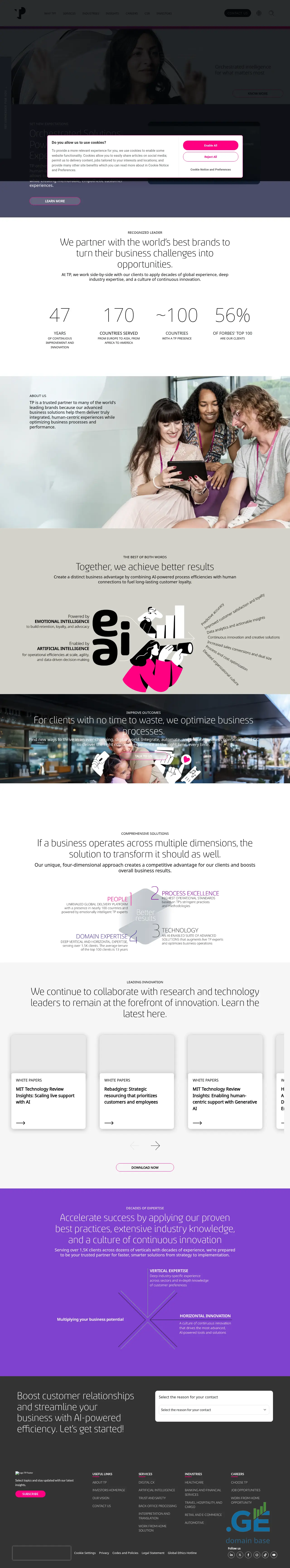 Screenshot of the site teleperformance.ge