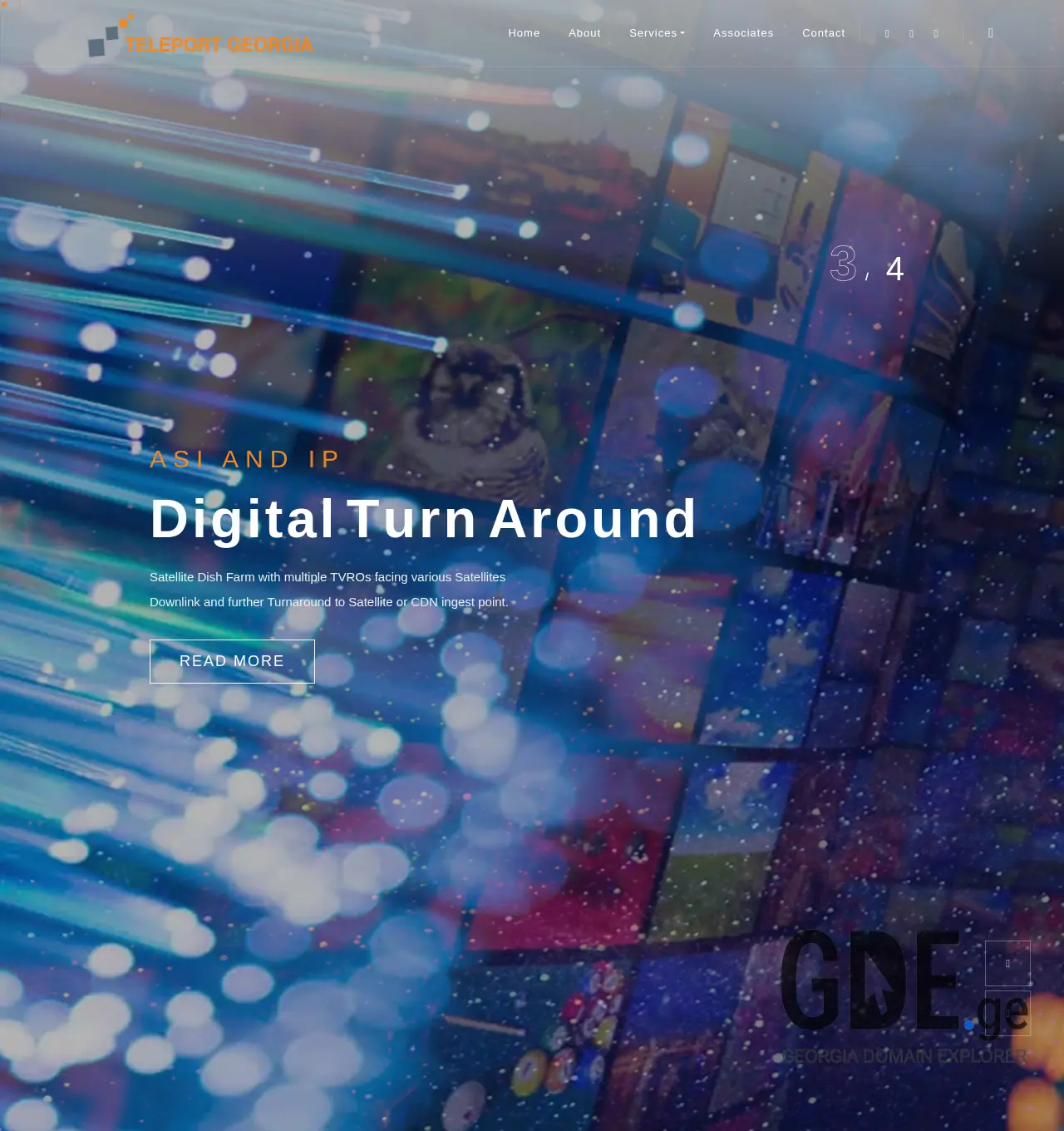 Screenshot of the site teleport.ge at 2025-12-03