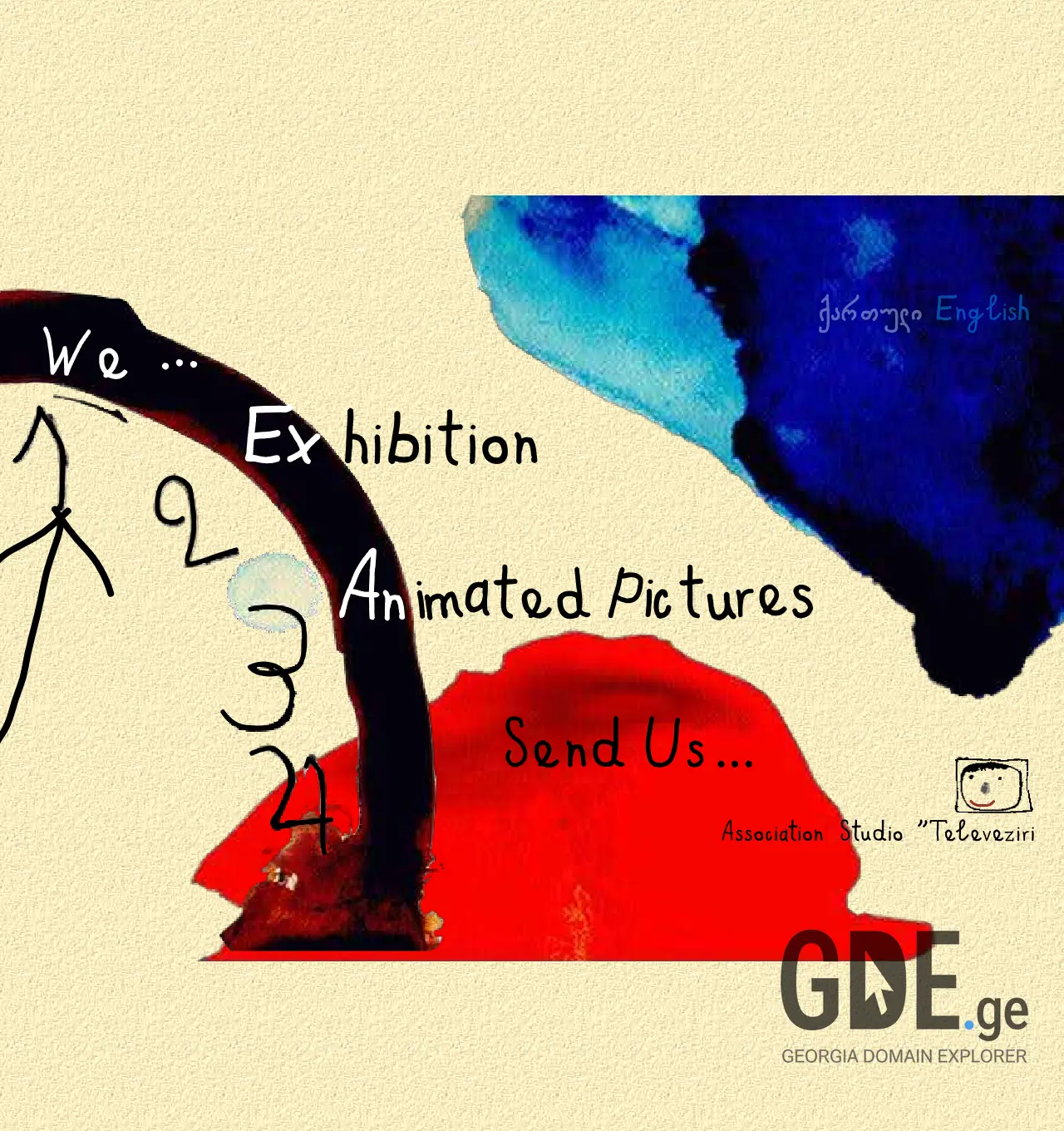 Screenshot of the site televeziri.org.ge at 2025-12-01