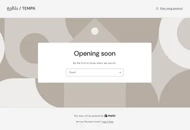 Скриншот tempa.ge