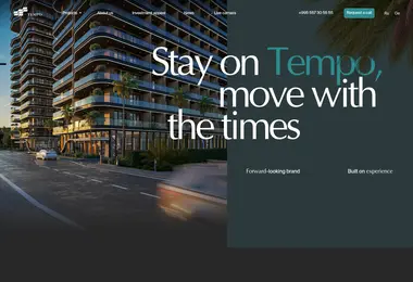 Screenshot of tempoholding.ge